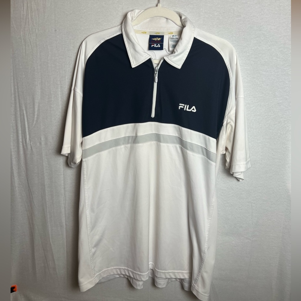 Fila Men’s Half-Zip Collared Top